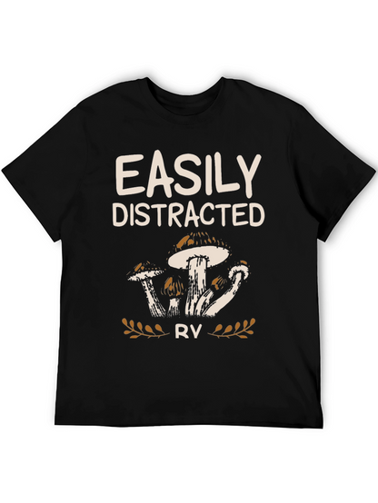 Easily Distracted RV Mushroom Graphic Tee