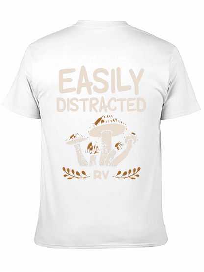 Easily Distracted RV Mushroom Graphic Tee