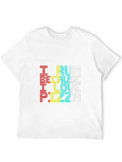 I Run Because I Love Pizza Graphic Tee