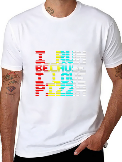I Run Because I Love Pizza Graphic Tee