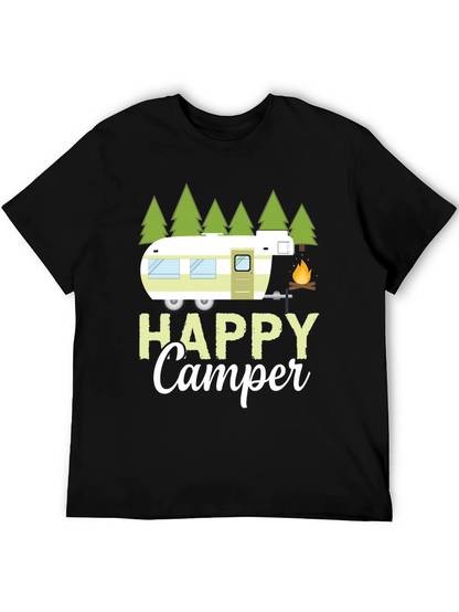 Happy Camper T-Shirt - Camping Adventure Tee