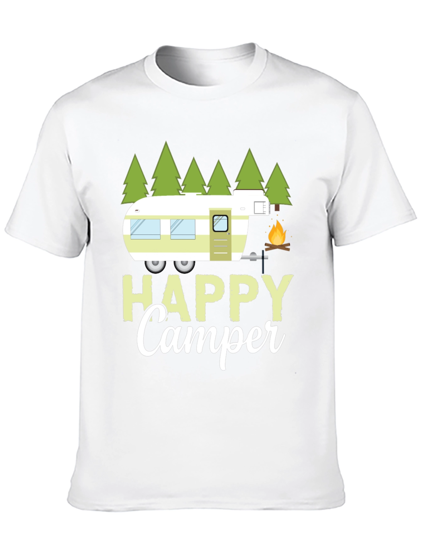 Happy Camper T-Shirt - Camping Adventure Tee