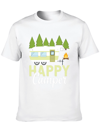 Happy Camper T-Shirt - Camping Adventure Tee