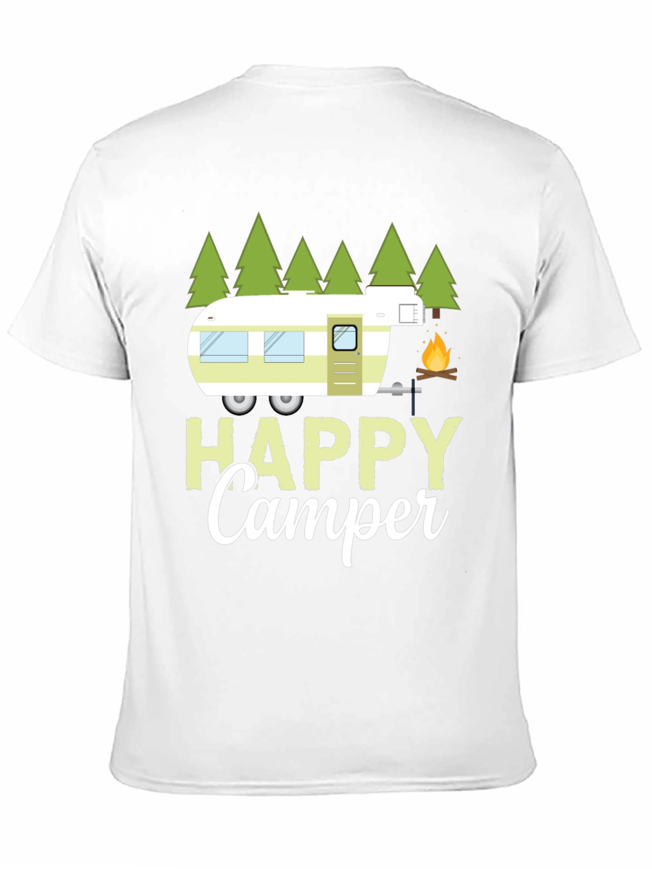 Happy Camper T-Shirt - Camping Adventure Tee
