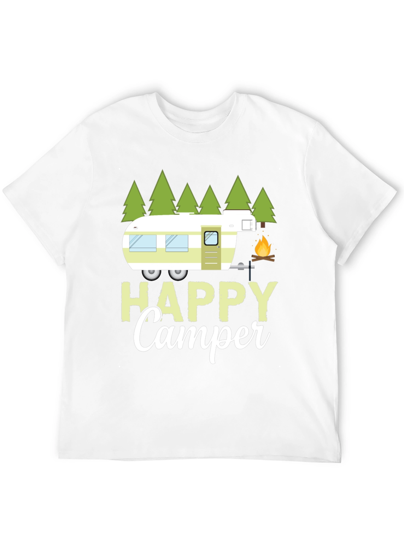 Happy Camper T-Shirt - Camping Adventure Tee