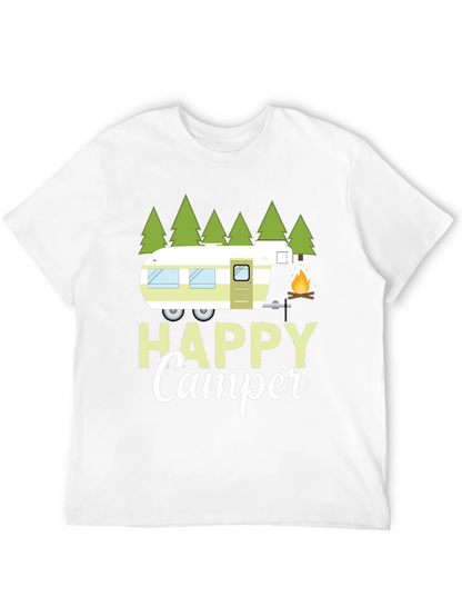 Happy Camper T-Shirt - Camping Adventure Tee