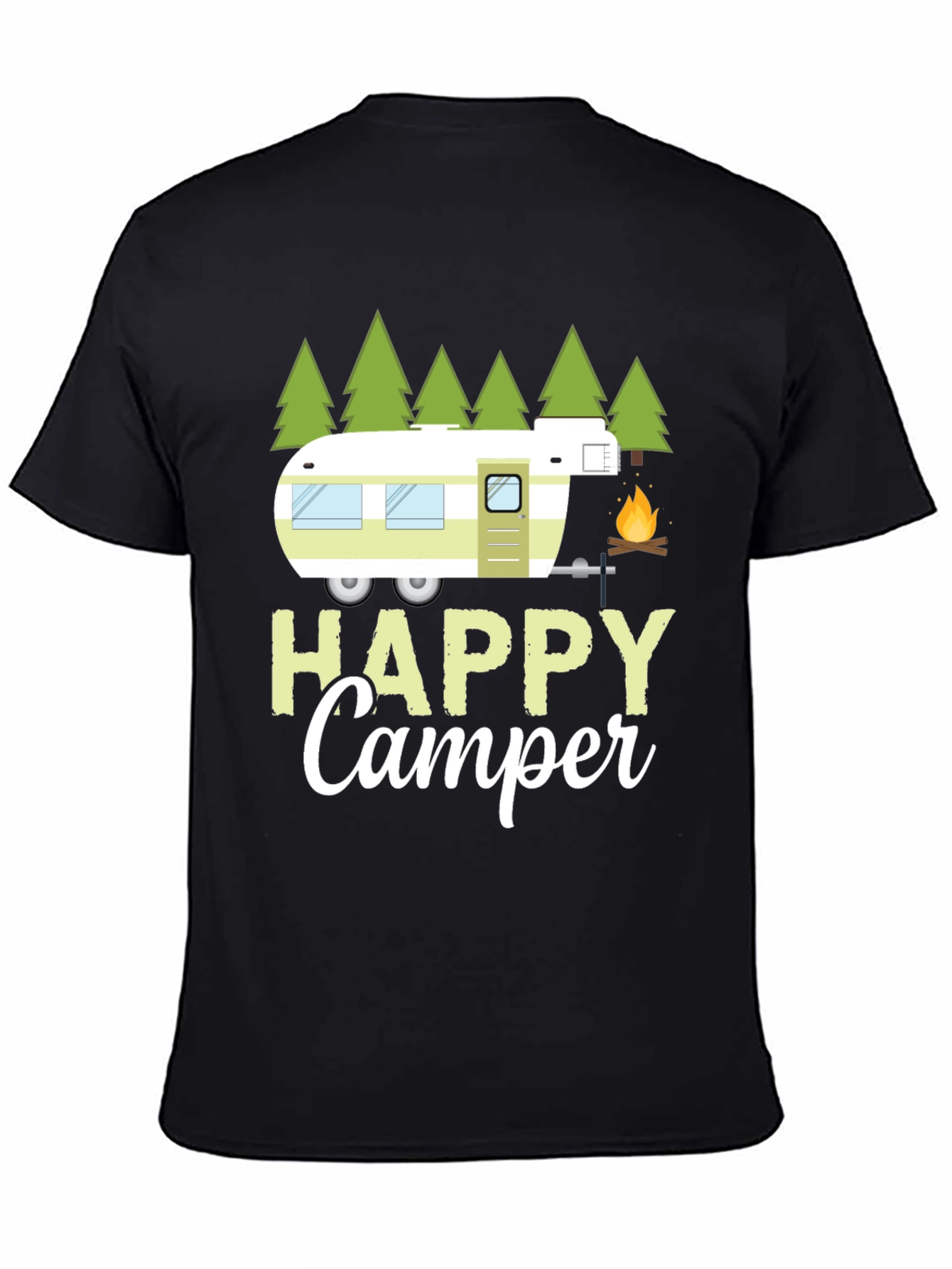 Happy Camper T-Shirt - Camping Adventure Tee
