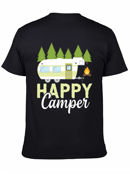 Happy Camper T-Shirt - Camping Adventure Tee