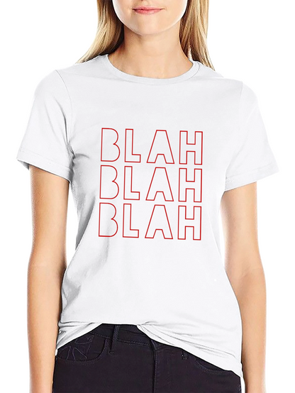 Blah Blah Blah Graphic T-Shirt - Statement Tee