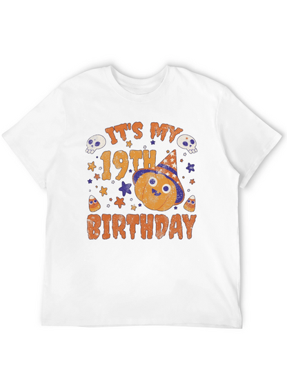 19th Birthday Halloween Shirt - Spooky Celebration Tee