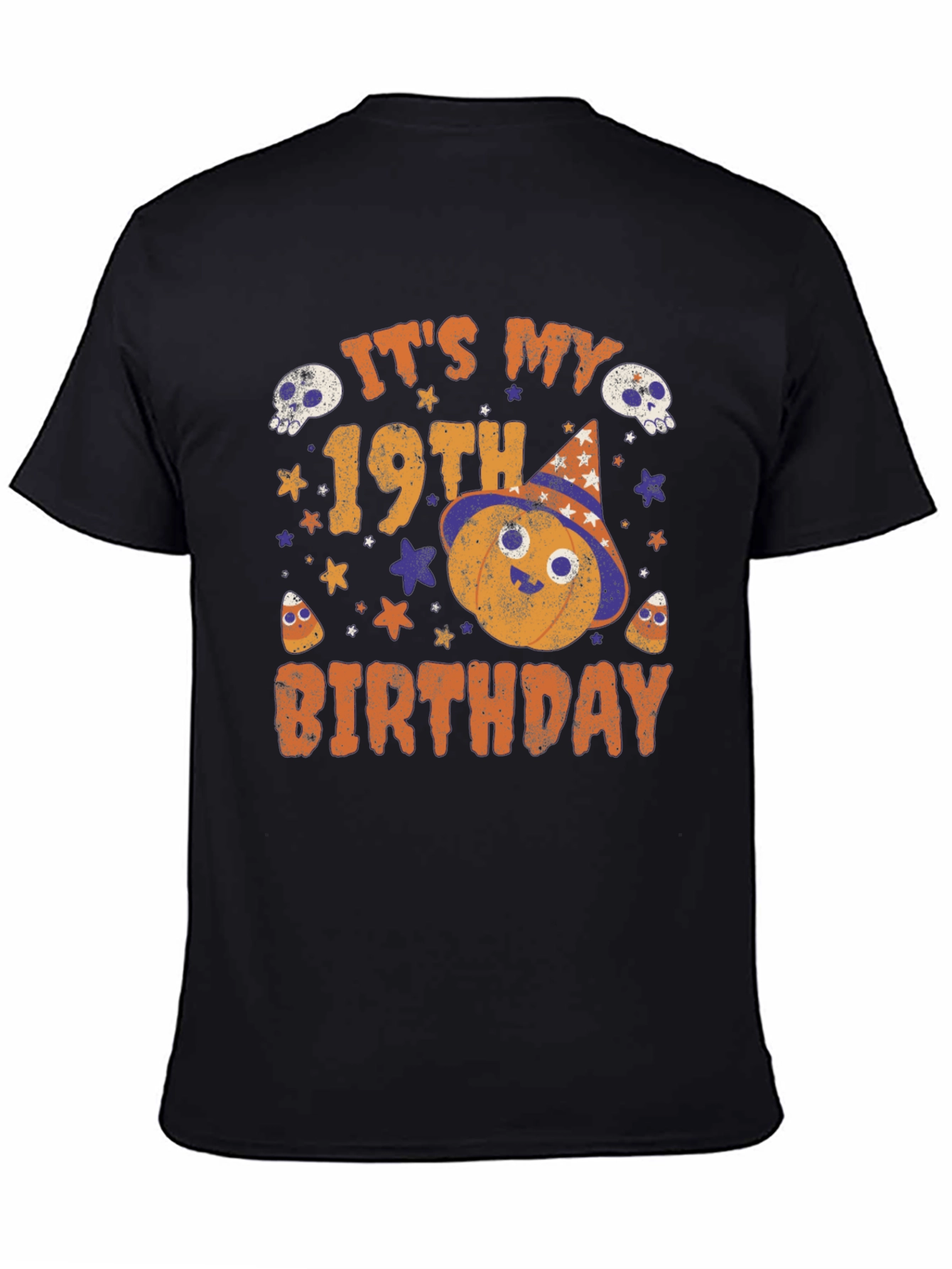 19th Birthday Halloween Shirt - Spooky Celebration Tee
