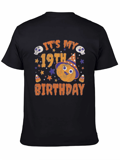 19th Birthday Halloween Shirt - Spooky Celebration Tee