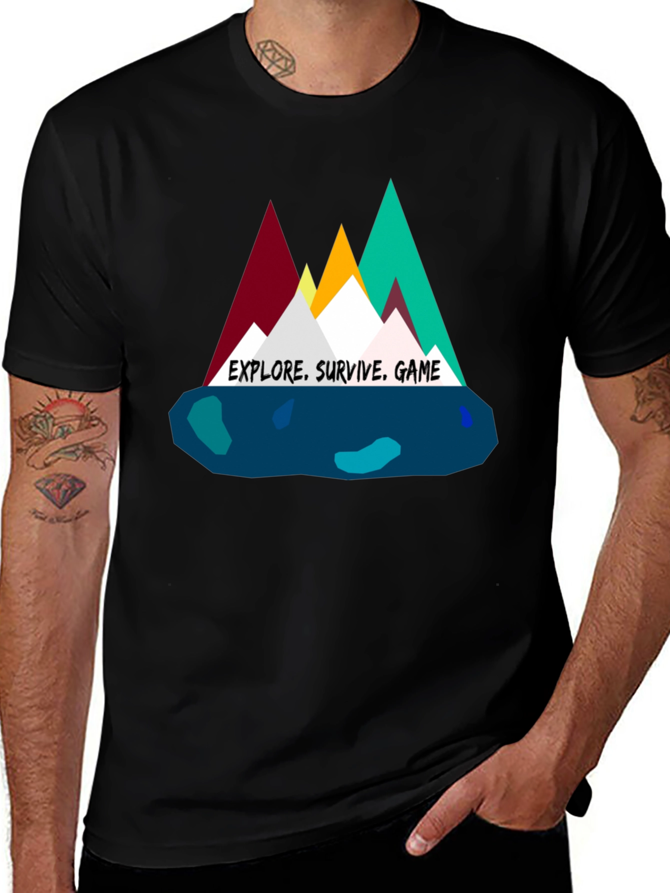 Explore Survive Game Graphic Tee
