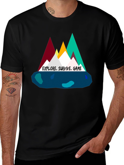 Explore Survive Game Graphic Tee