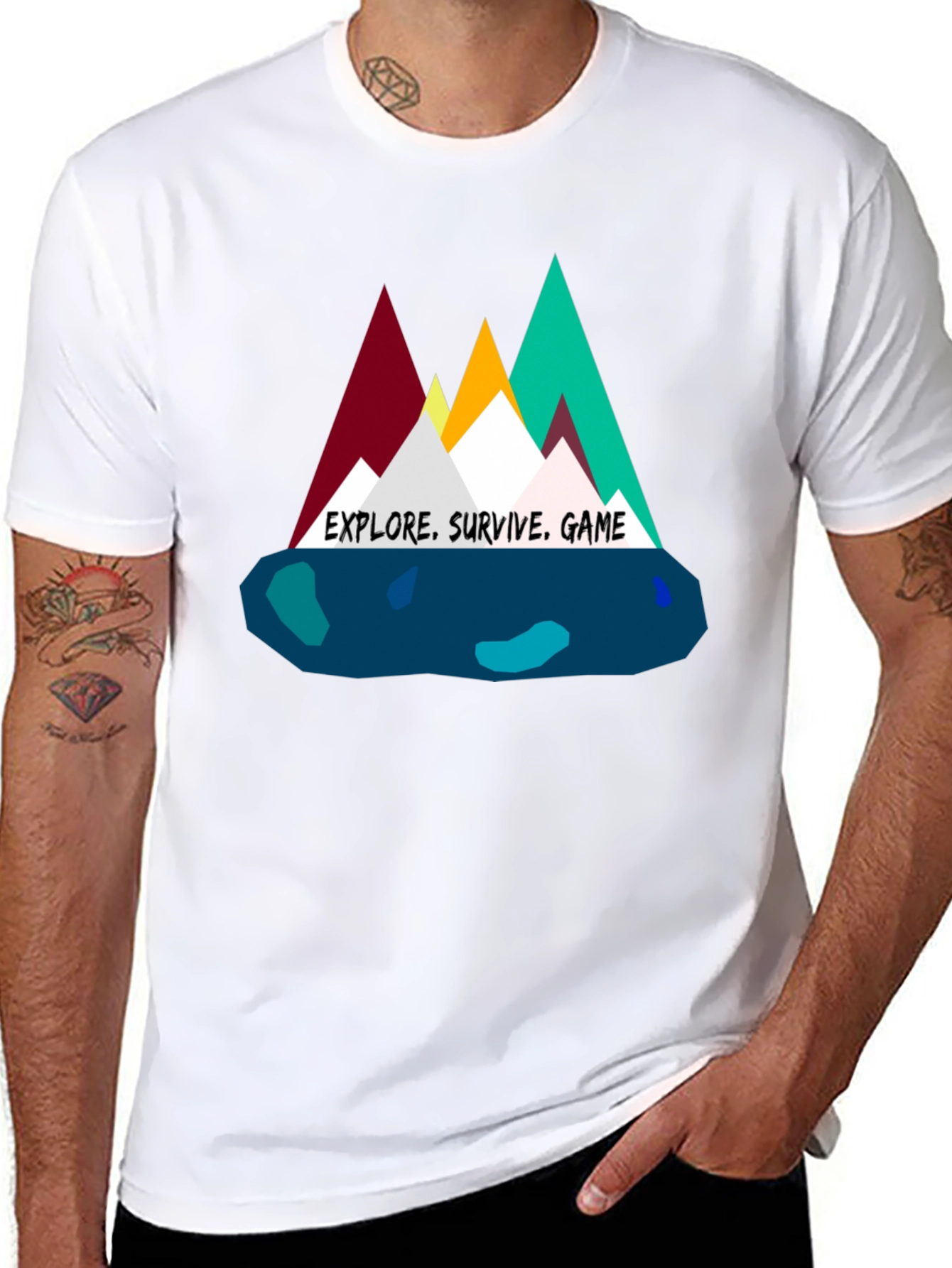 Explore Survive Game Graphic Tee