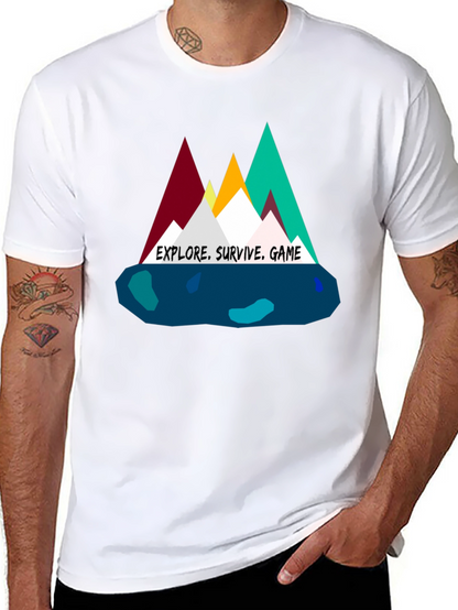 Explore Survive Game Graphic Tee