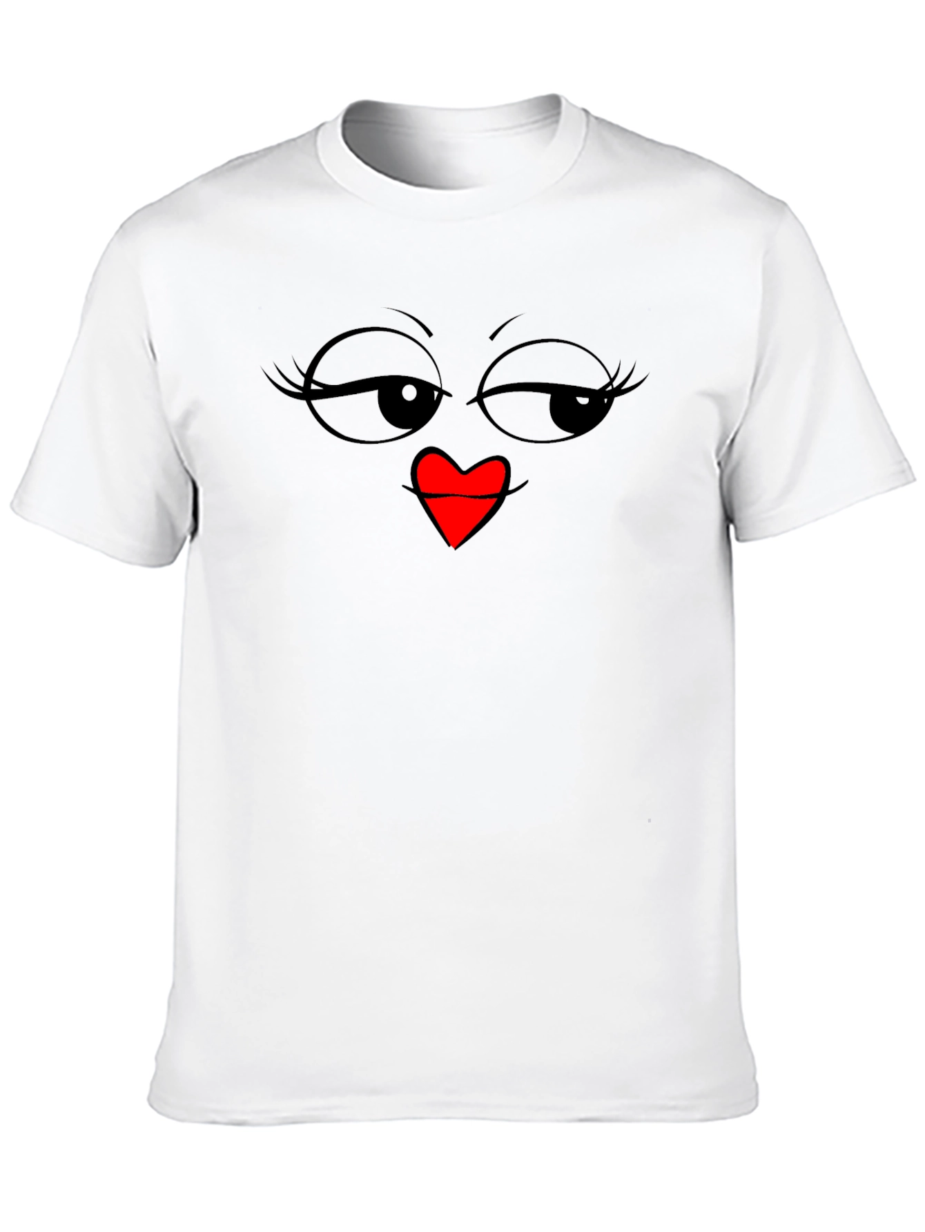 Winking Heart Face Graphic Tee