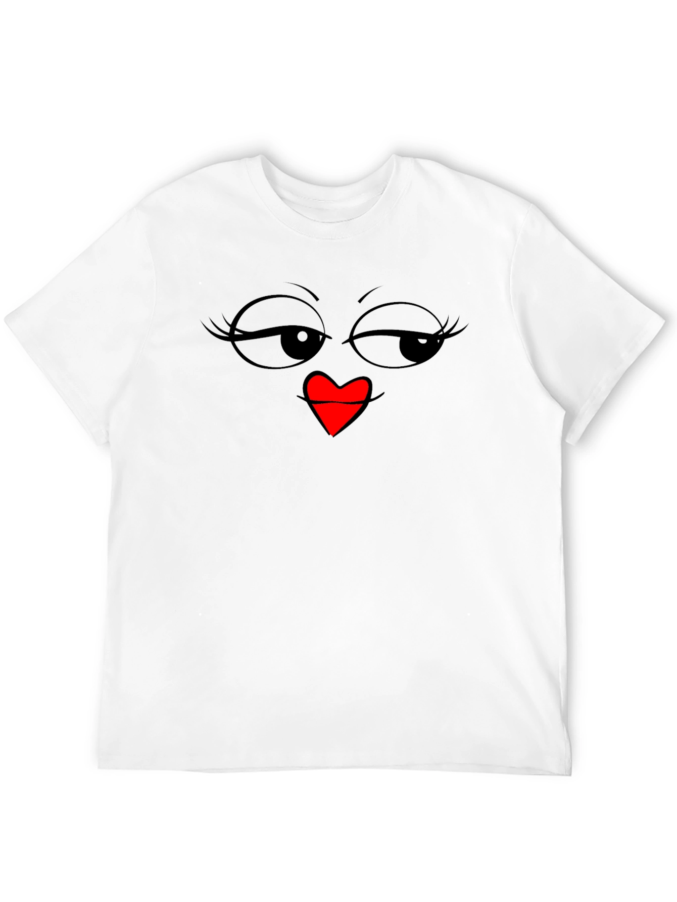 Winking Heart Face Graphic Tee