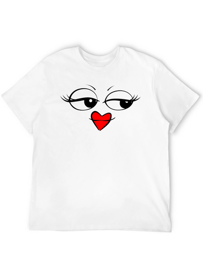 Winking Heart Face Graphic Tee