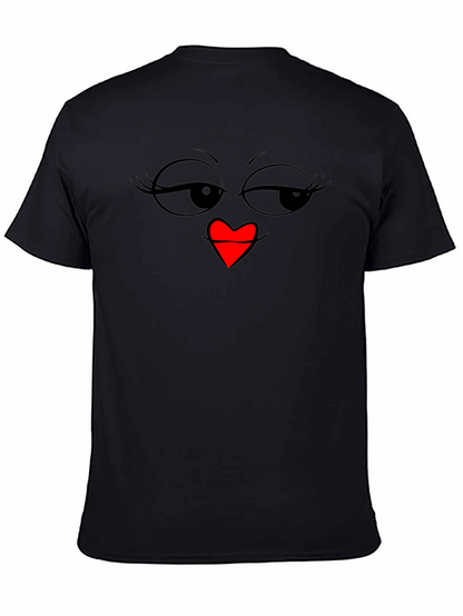 Winking Heart Face Graphic Tee