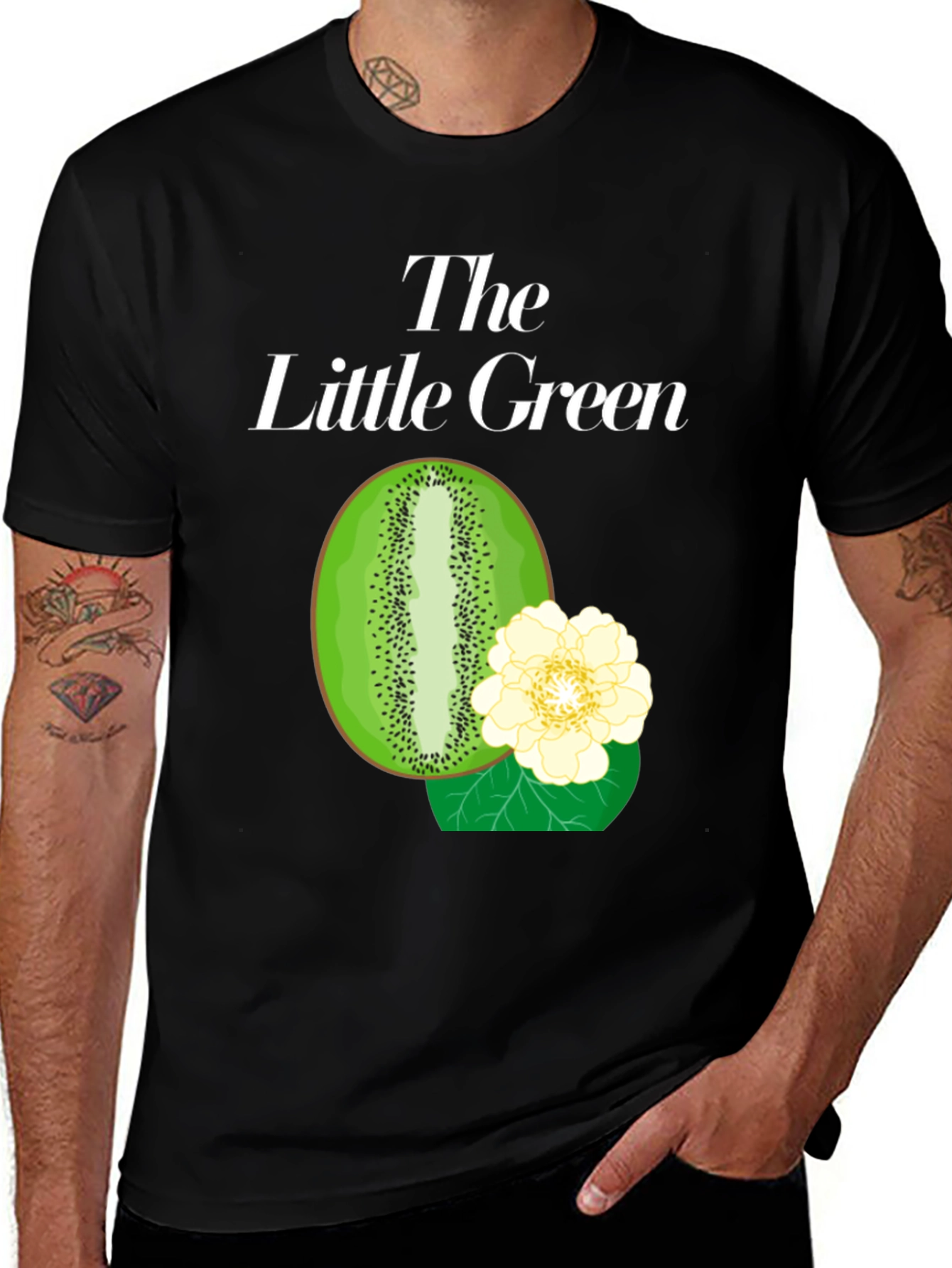 The Little Green T-Shirt Kiwi Fruit Design