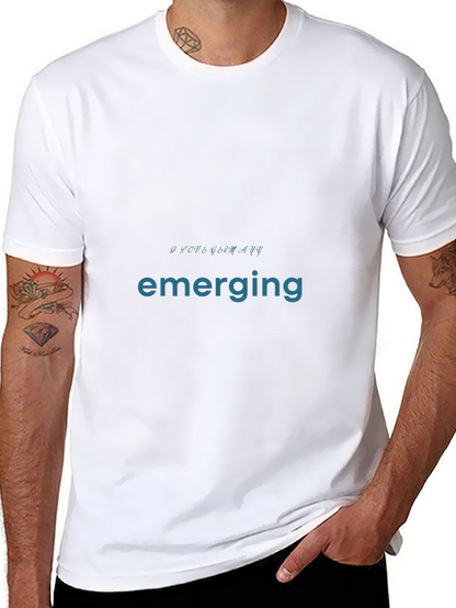 Emerging Graphic Black T-Shirt