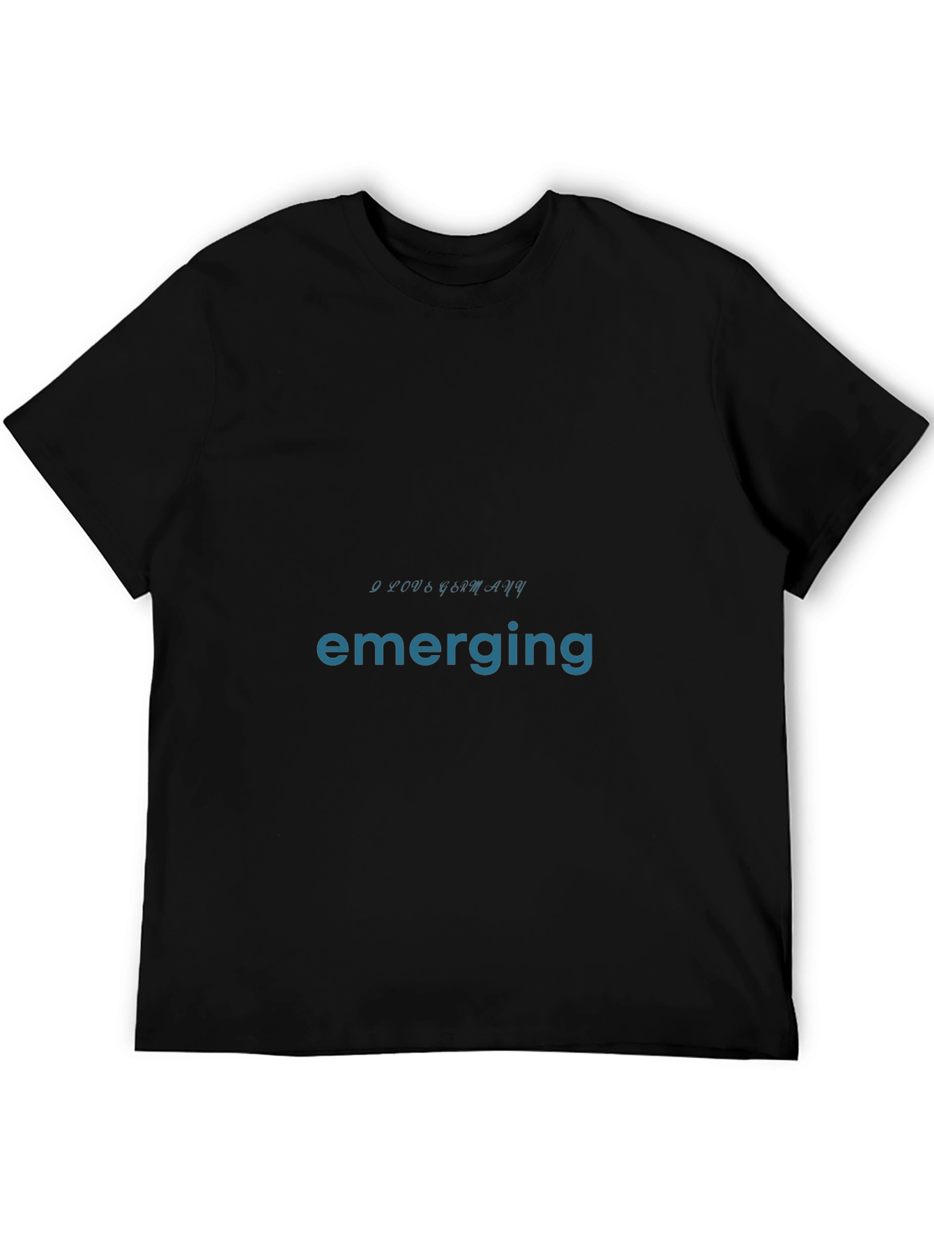 Emerging Graphic Black T-Shirt
