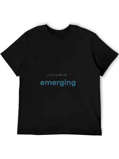 Emerging Graphic Black T-Shirt