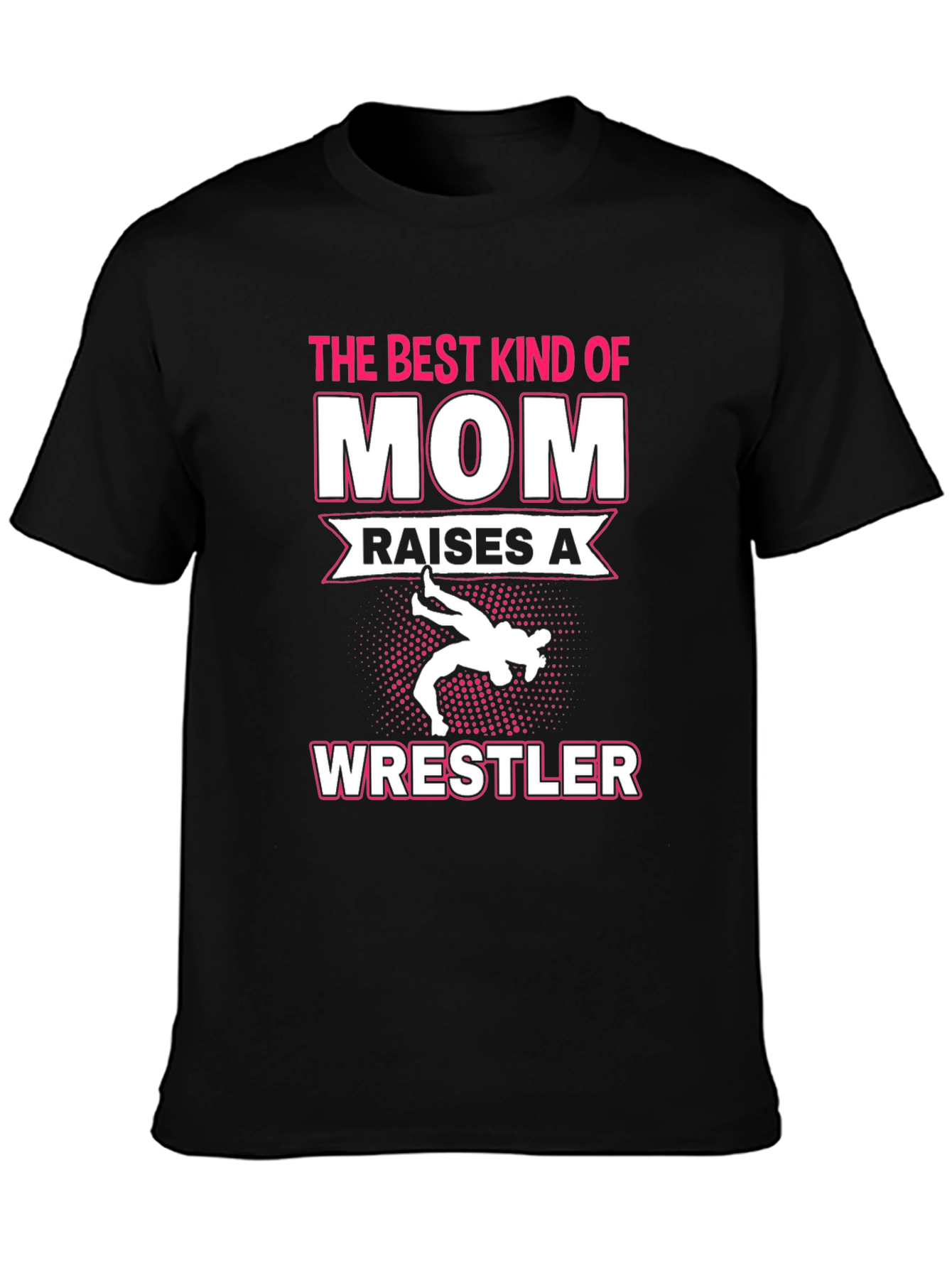Best Mom Wrestler Graphic T-Shirt