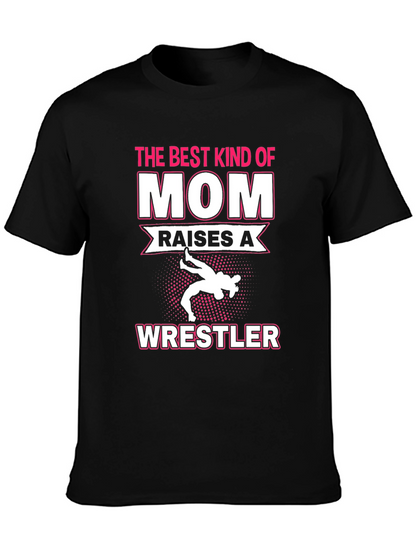 Best Mom Wrestler Graphic T-Shirt