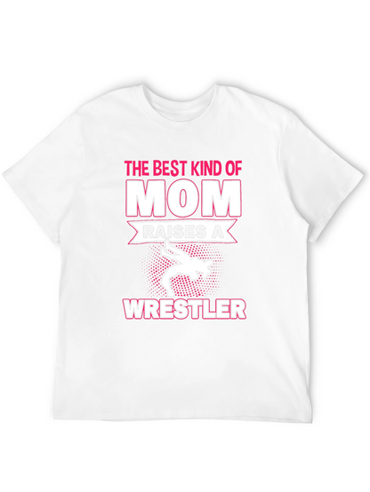 Best Mom Wrestler Graphic T-Shirt
