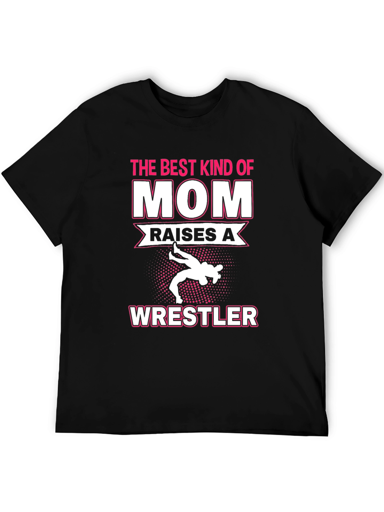 Best Mom Wrestler Graphic T-Shirt