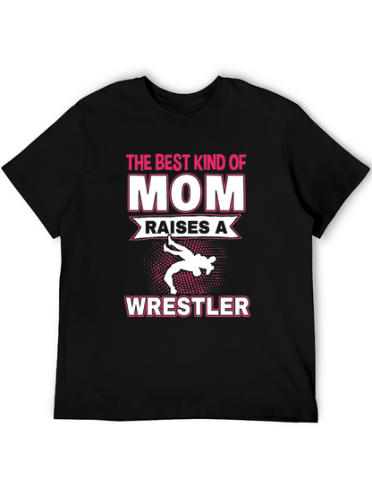 Best Mom Wrestler Graphic T-Shirt