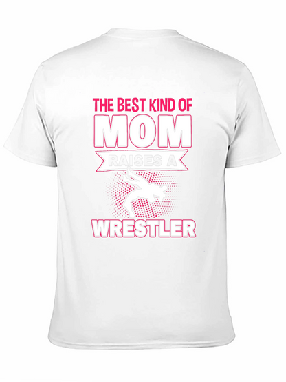 Best Mom Wrestler Graphic T-Shirt