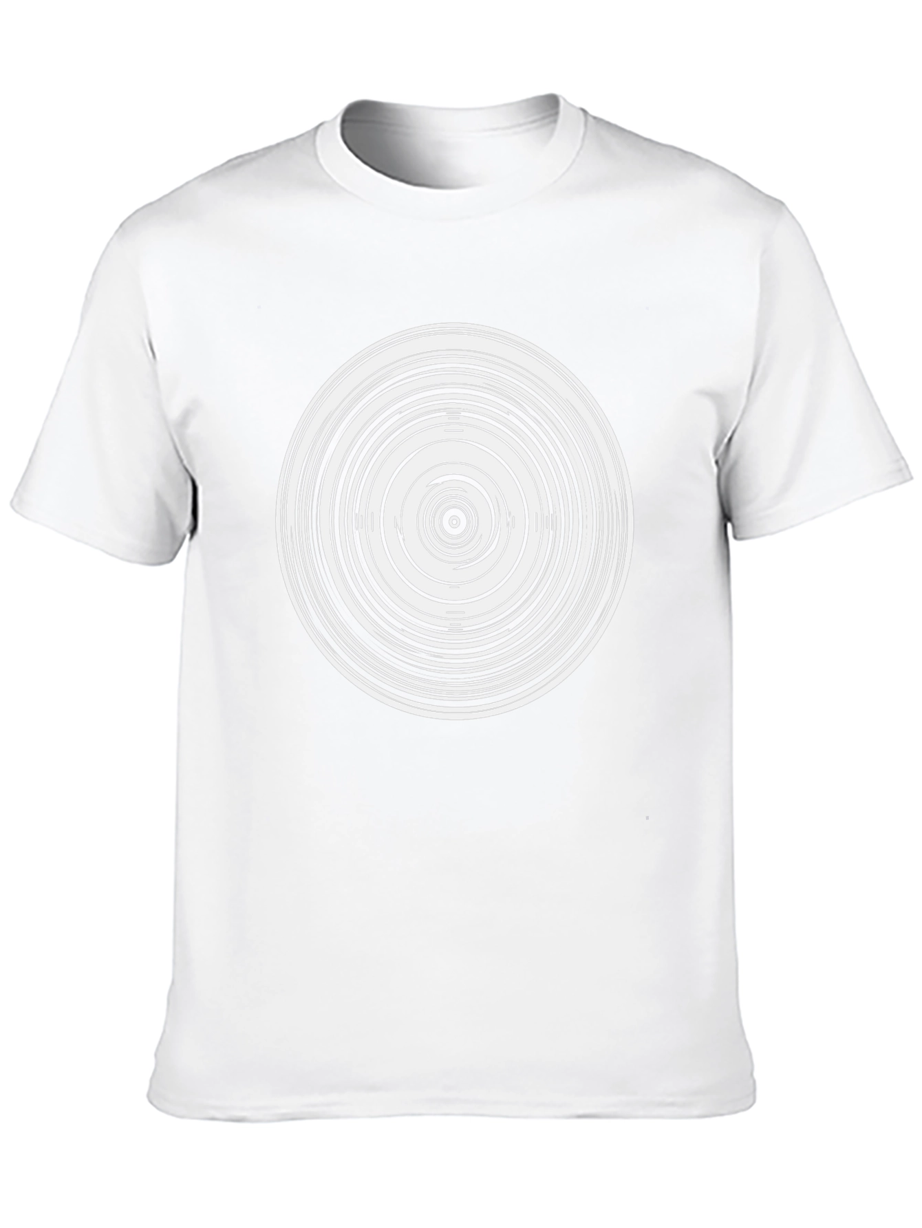 Abstract Circle Graphic T-Shirt