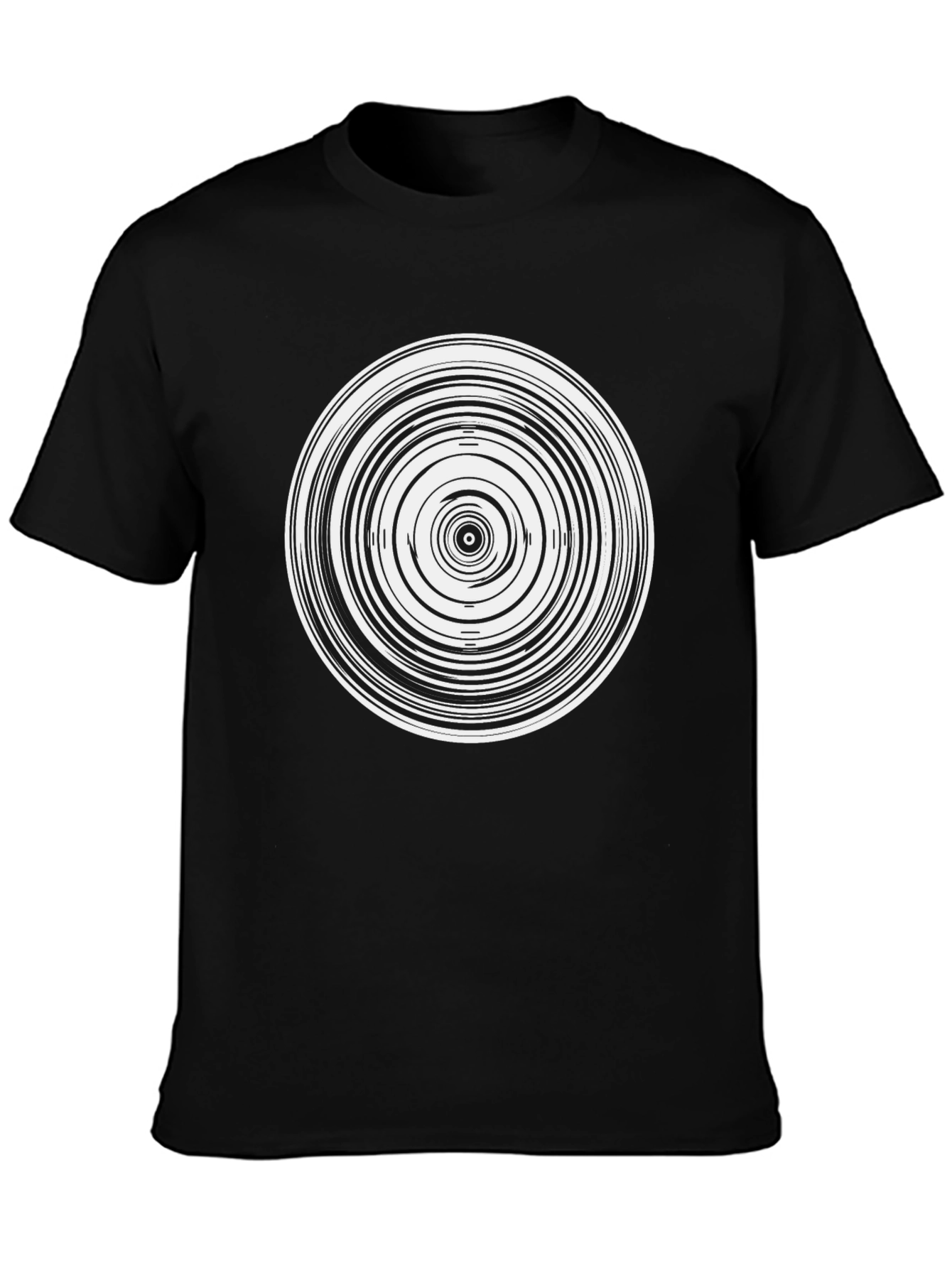Abstract Circle Graphic T-Shirt