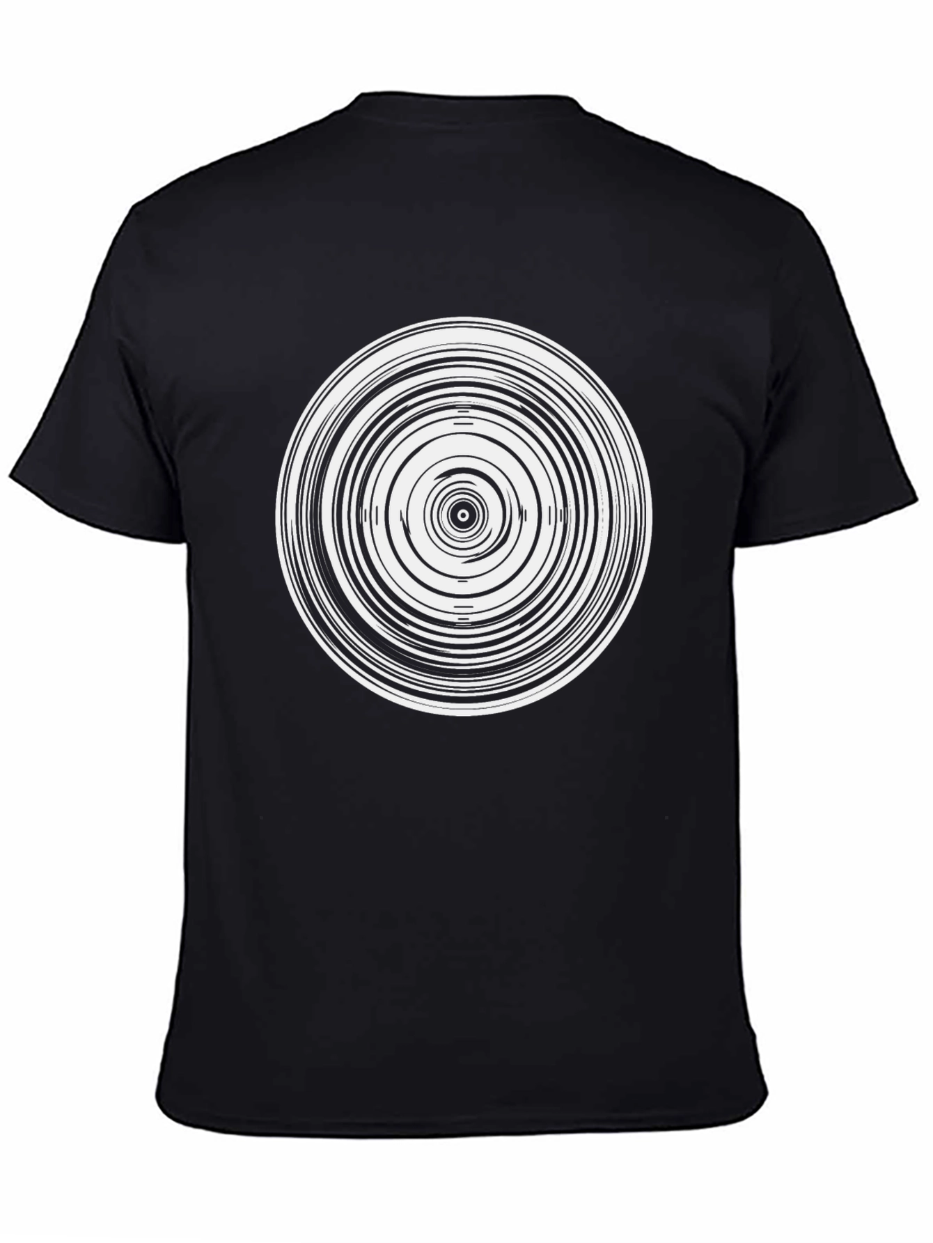 Abstract Circle Graphic T-Shirt