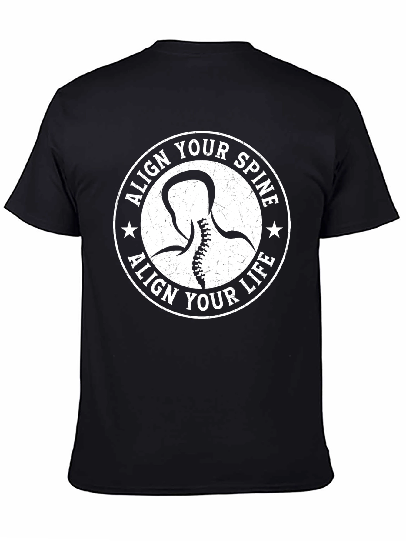 Align Your Spine Align Your Life Graphic T-Shirt