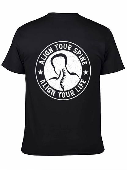 Align Your Spine Align Your Life Graphic T-Shirt