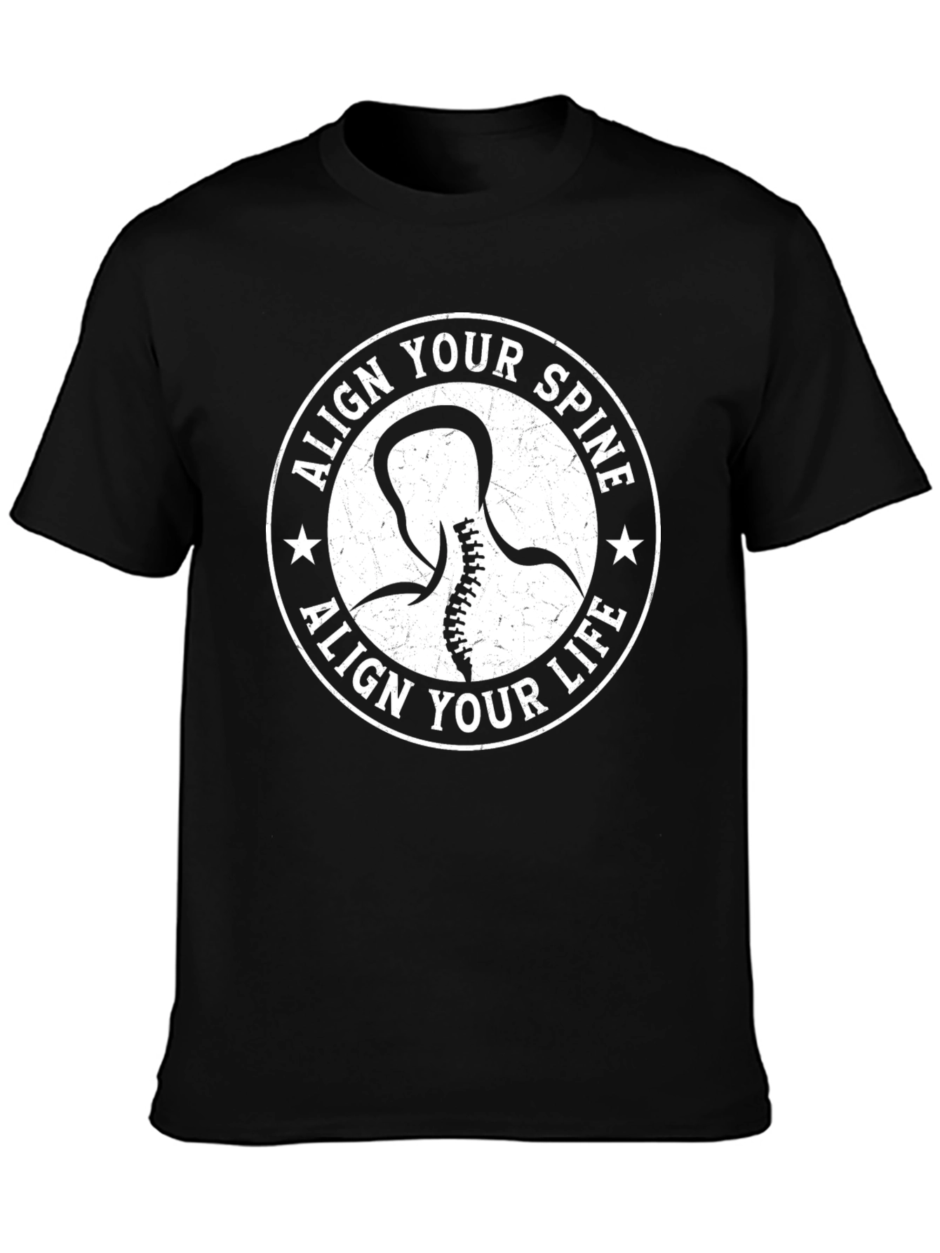Align Your Spine Align Your Life Graphic T-Shirt