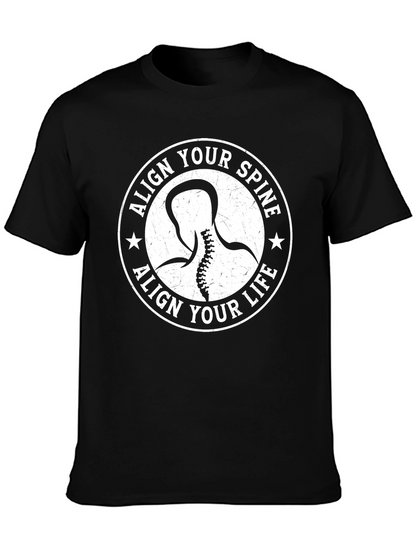 Align Your Spine Align Your Life Graphic T-Shirt