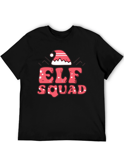 Elf Squad Christmas Graphic Tee