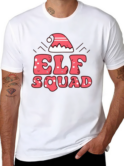 Elf Squad Christmas Graphic Tee