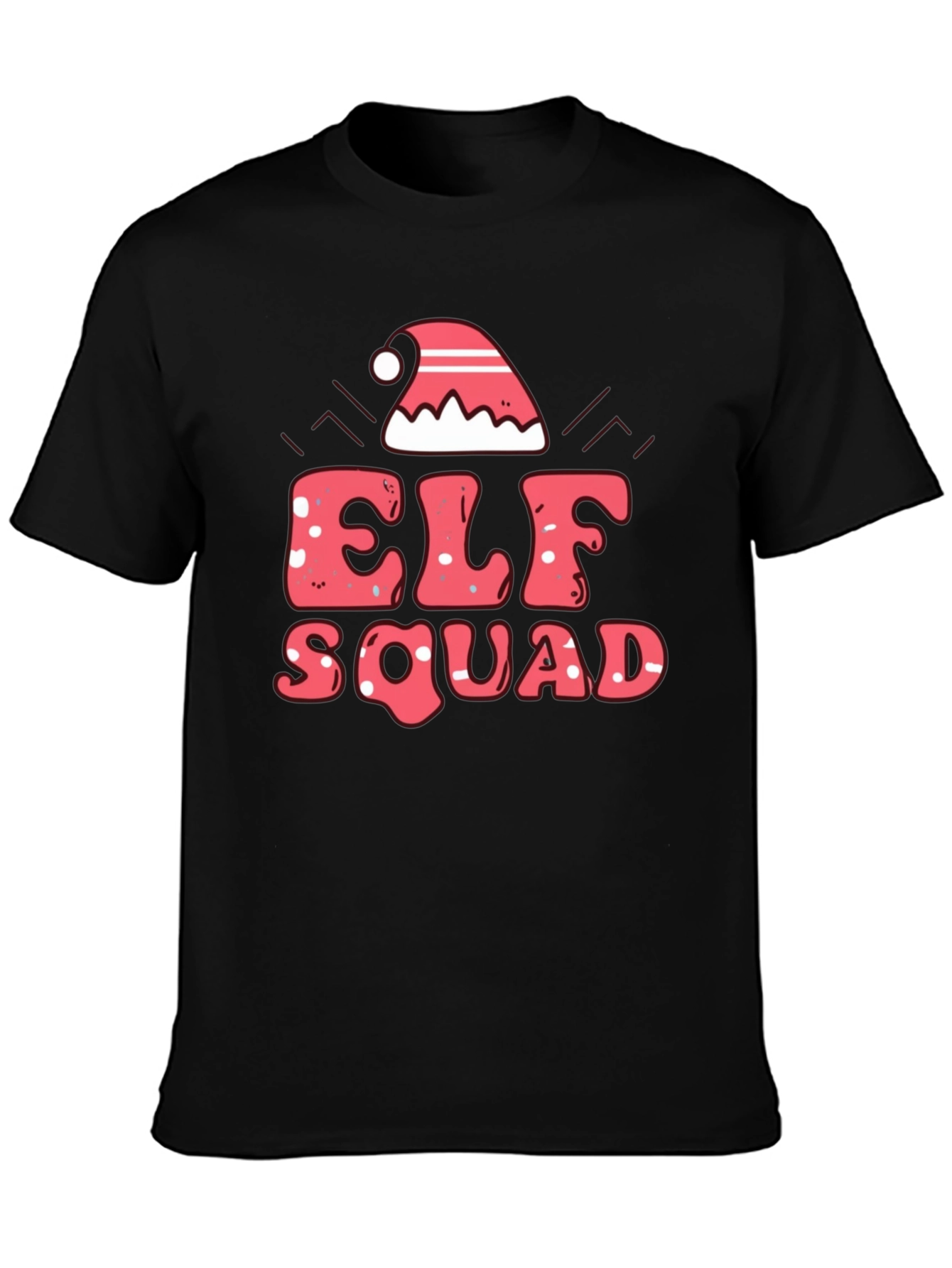 Elf Squad Christmas Graphic Tee