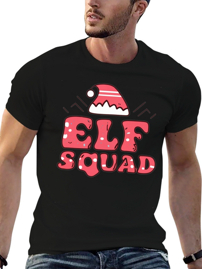 Elf Squad Christmas Graphic Tee