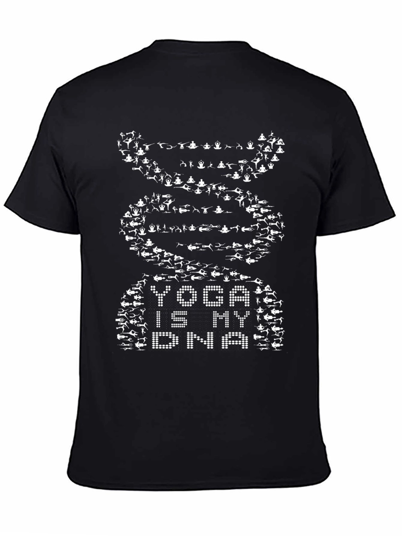 Yoga is My DNA Black Graphic Tee