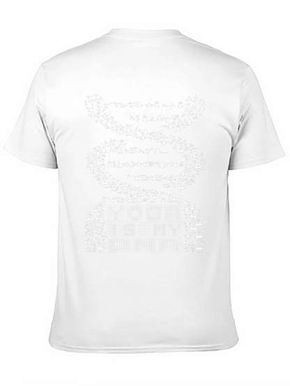 Yoga is My DNA Black Graphic Tee