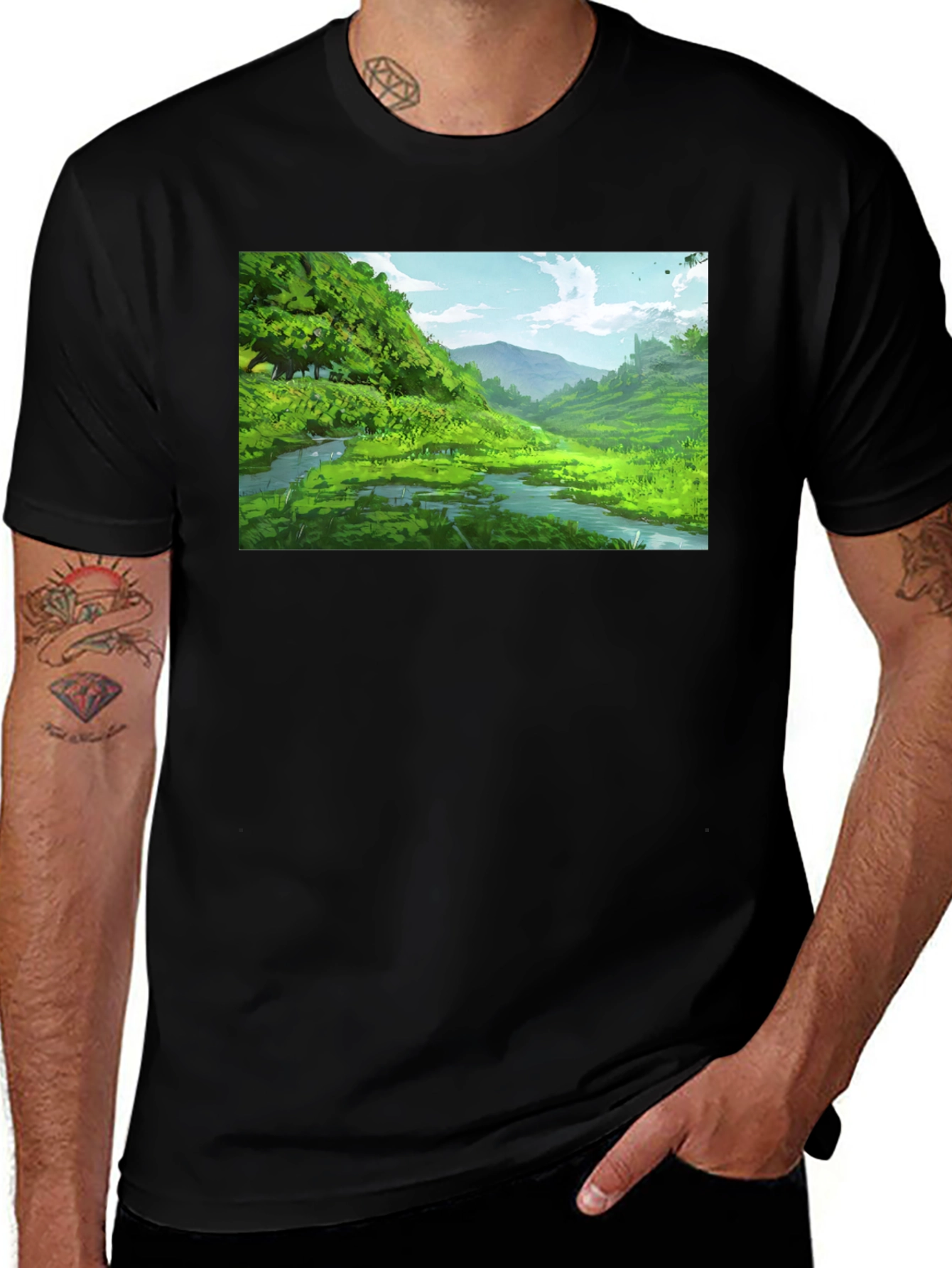 Nature Landscape Graphic T-Shirt