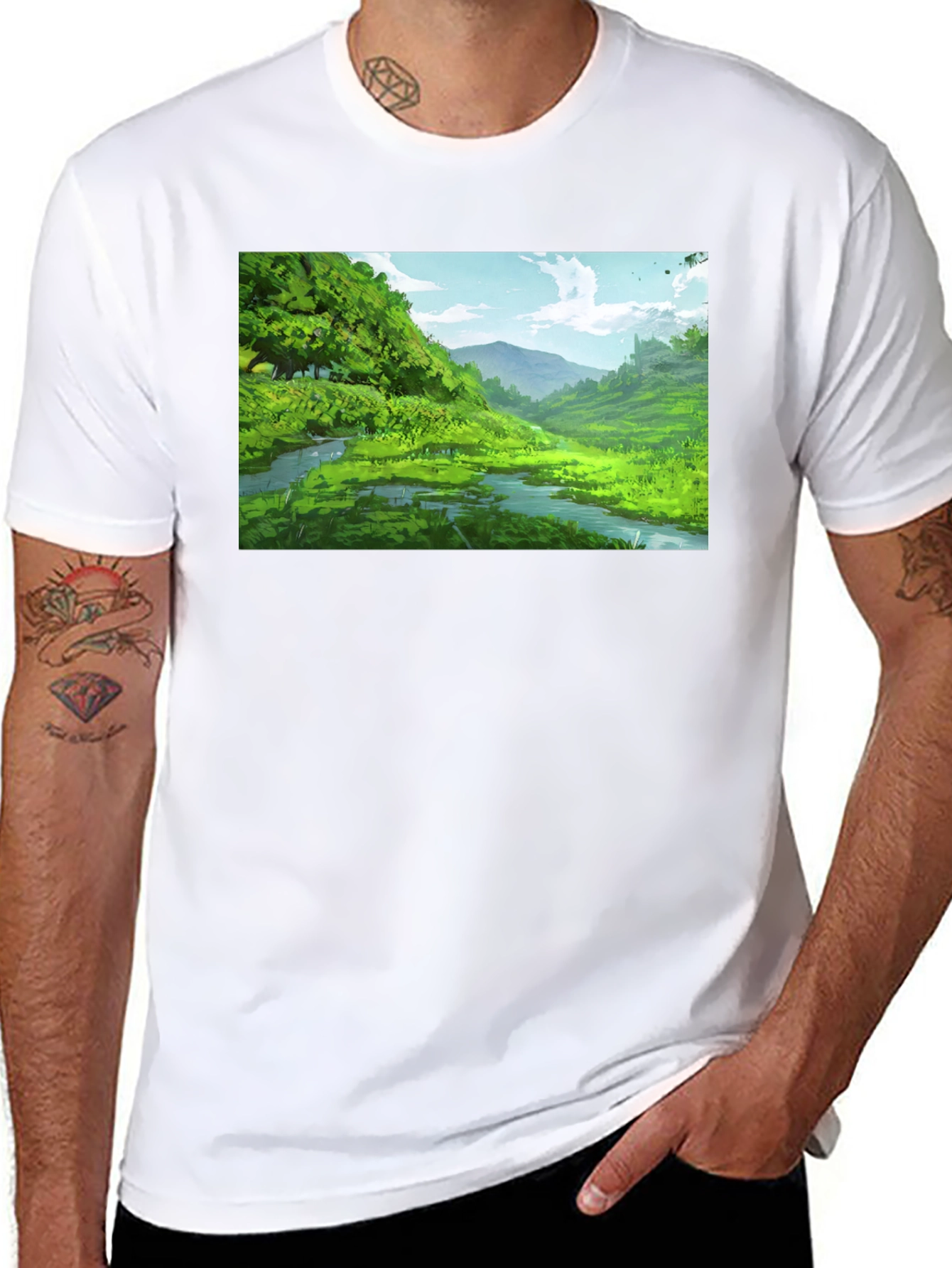Nature Landscape Graphic T-Shirt