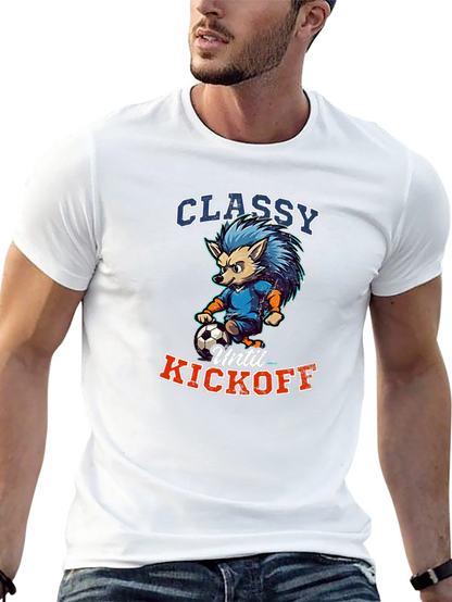 Classy Until Kickoff Graphic T-Shirt